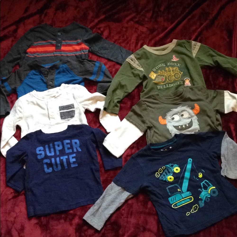 Boys 18-24 Month trendy long sleeve tops